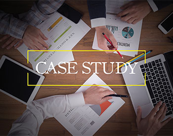 BUSINESS TEAM WORKING OFFICE Case Study TEAMWORK BRAINSTORMING CONCEPT.