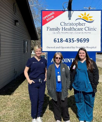 Pictured are (from L to R): Malori Newbury, FNP-C; Martha Galloway, Patient Intake; Lindsey Niblett, CMAPictured are (from L to R): Malori Newbury, FNP-C; Martha Galloway, Patient Intake; Lindsey Niblett, CMA